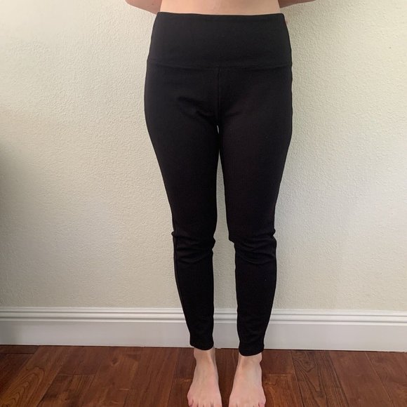 bebe Women's Tuxedo Black Tapered Leg Back Zip Flat Front Dress Pants Size L - Picture 7 of 11